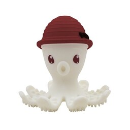 Gryzak Zabawka Ośmiornica Chimney Red Mombella