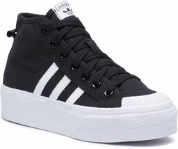 Sneakersy adidas Nizza Platform Mid W FY2783 Czarny
