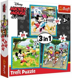 TREFL Puzzle Myszka Miki z przyjaciółmi (106 elementów)