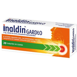 Inaldin Gardło 3mg, 20 tabl. do ssania