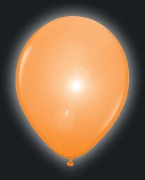 Folat 08557 pomarańczowe balony LED - 5 sztuk