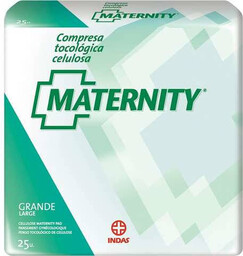 Indas, Maternity, Anatomiczne podkłady poporodowe celulozowe, 25 szt.