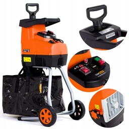 Rozdrabniacz Elektryczny Frezowy Do Gałęzi 2800W Rębak