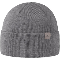 Czapka z Mankietem Fine Merino by Lierys, szary,