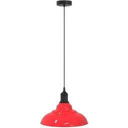 Lumes Czerwona lampa z regulacją wysokości P1-L88