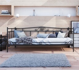 Łóżko metalowe sofa 120x200 wzór 13, polski producent