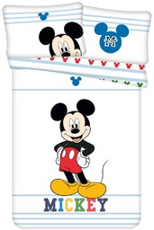 Dziecięca pościel bawełniana do łóżeczka Mickey Colors baby,
