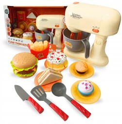 Mikser z akcesoriami dla dzieci zestaw robot kuchenny