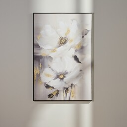 Obraz w ramie z motywem kwiatowym gela 80x120