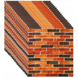 20x Tapeta Cegła Samoprzylepna Diy Naklejka 77x70