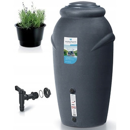 Zbiornik na wodę deszczówkę Aquacan 210 antracyt