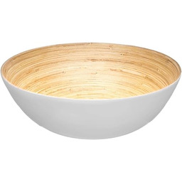 Biała bambusowa salaterka D30