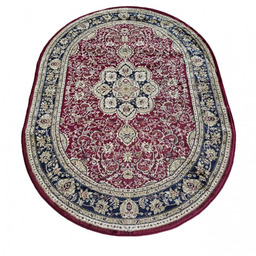 Dywan owalny Exclusive N 03 czerwony