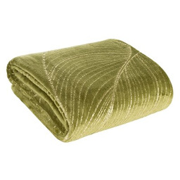 EUROFIRANY Koc Blanca 150 x 200 cm Oliwkowy