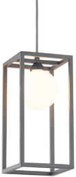 Szklana lampa zwieszana Daisy MD-BR4367-D1 GR Italux kula