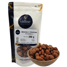 Migdały prażone w karmelu 200g VITLINE
