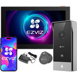 Wideodomofon Wifi Ezviz 2-ŻYŁOWY Furtka Brama Aplikacja Czytnik