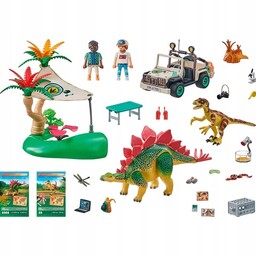 Klocki konstrukcyjne Playmobil Dinos Obóz Badawczy z Dinozaurami