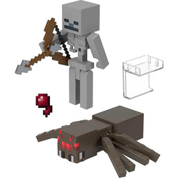 Mattel Minecraft Figurki podstawowe 2-pak Asortyment, zabawki Minecraft,