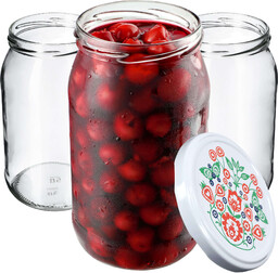 Słoiki na przetwory Niva 760ml 8szt 82mm +