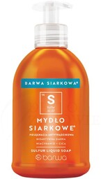Mydło w Płynie Siarkowe Antytrądzikowe, BARWA Siarkowa, 300ml