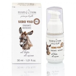 Nawilżające Serum Liftingujące do Twarzy z Mlekiem Oślim,