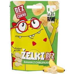 BERAW Żelki Banan z chrupkami (35 g)