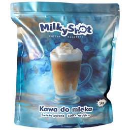 Kawa ziarnista do mleka świeżo palona 1kg
