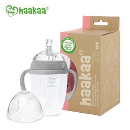 Haakaa Butelka silikonowa z ustnikiem Gen.3 250ml Grey