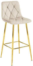 Elior Hoker welurowy beżowy glamour G4-F89