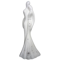 Figurka szkliwiona para suknia Swarovski 40 cm Souvenire