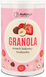 Granola orzech laskowy-truskawka 190g