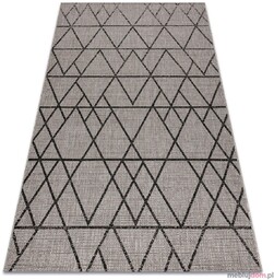 DYWAN SZNURKOWY SIZAL FLOORLUX 20508 silver / black