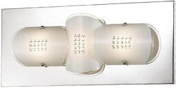 Lampa przyścienna prostokątna Daze W29373-2 Italux chrom