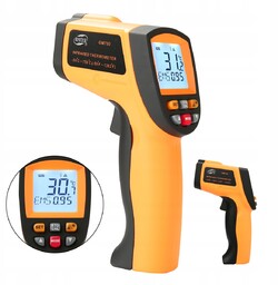 Pirometr Termometr Bezkontaktowy Laserowy Bezdotykowy Podczerwień -50 +750C