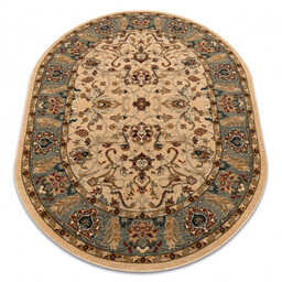 Dywan wełniany OMEGA owal ORDA kwiaty jaśmin 2