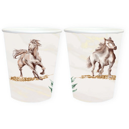 Kubeczki papierowe Koniki - 250 ml - 6
