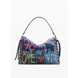 Desigual Duża torba graffiti