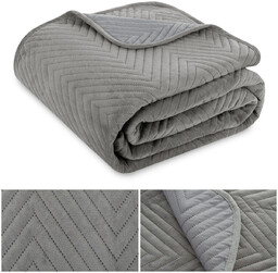 Narzuta 200 x 220 Jodełka Welurowa Caden 01