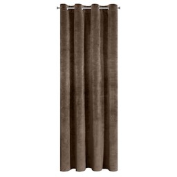 Eurofirany Zasłona zaciemniająca 140x250 Villa brązowa gotowa