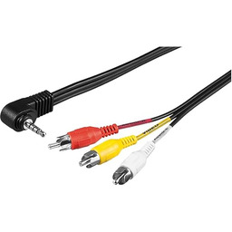 1,5 m 4-biegunowy 3,5 mm wtyczka kątowa