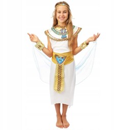 Strój Kleopatra egipcjanka królowa egiptu Faraon sukienka 110-120