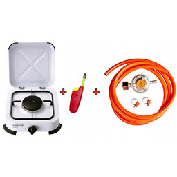 Kuchenka przenośna Gasmaster BG-01R wąż reduktor