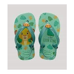 Havaianas Dziecięce Klapki Zielone Japonki 20 Żłd