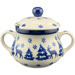 Cukiernica duża 300 ml Zima dek. 1931X Ceramika