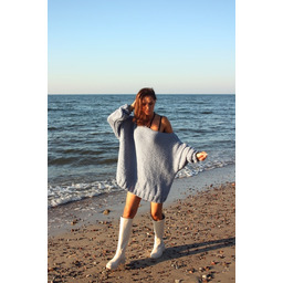 Pakamera Sweter All-Season Onsize Icy Blue