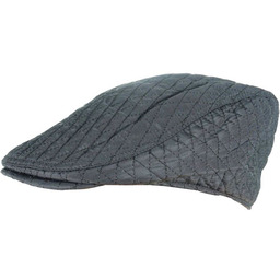 Pikowany Męski Kaszkiet, Jesienny -PAKO JEANS- Szary, Popielaty