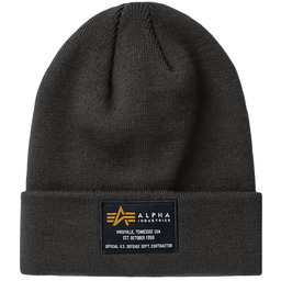 Czapka zimowa ALPHA INDUSTRIES CREW ciemnoszara 128924 04
