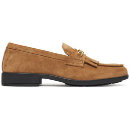 Loafersy Tommy Hilfiger Chain Fringe FW0FW08972 Brązowy