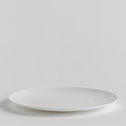 Klasyczny Talerz Obiadowy z Porcelany Kostnej Bianco
